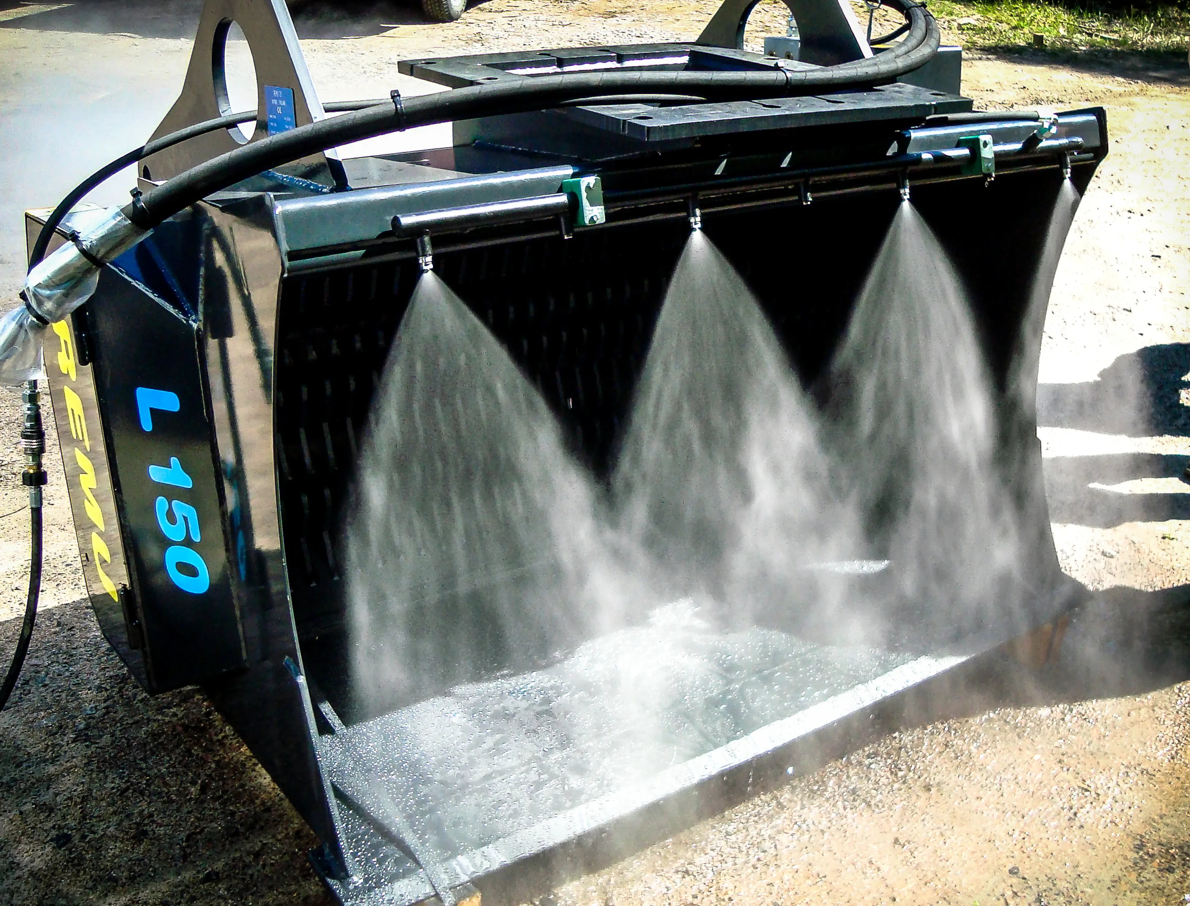 High Pressure Dust Suppression