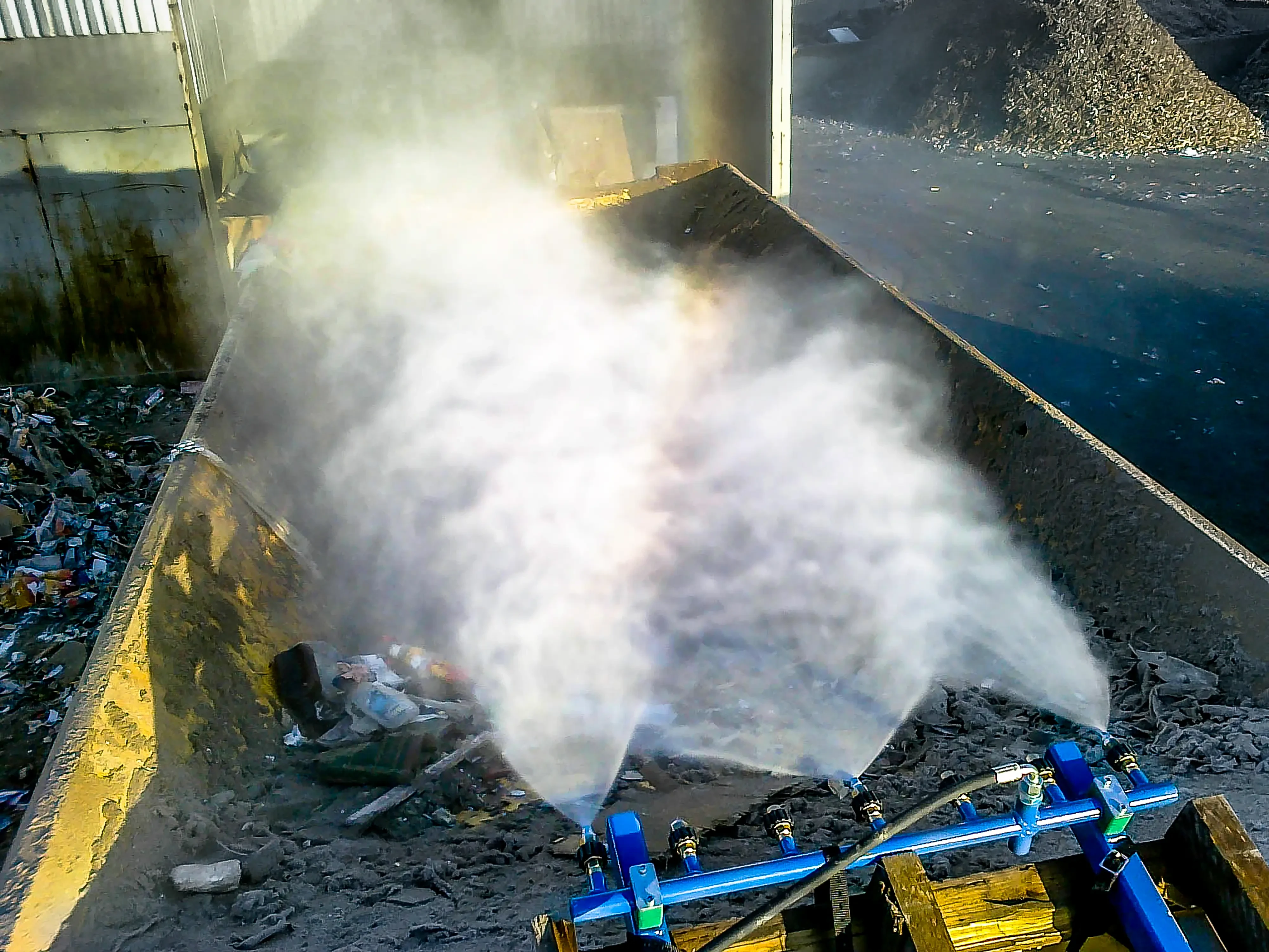 High Pressure Dust Suppression
